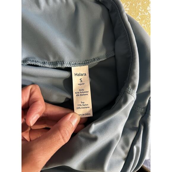 Title: Halara Asymmetrical Skirt with Built-In Shorts | Size Small | Blue - Picture 7 of 7